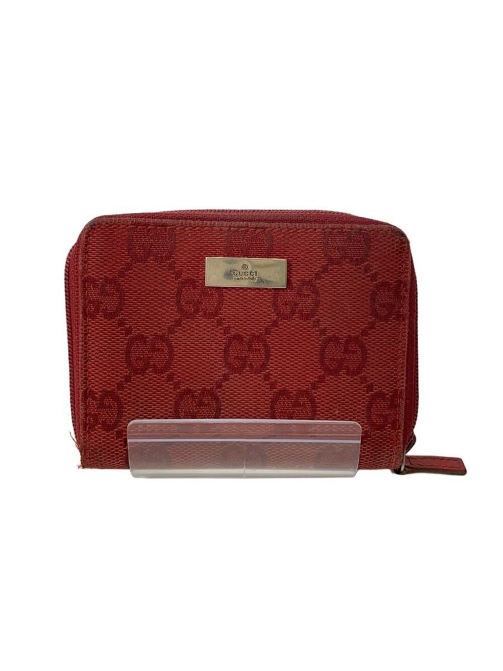 Gucci Pass Case Wallet Canvas RED All over